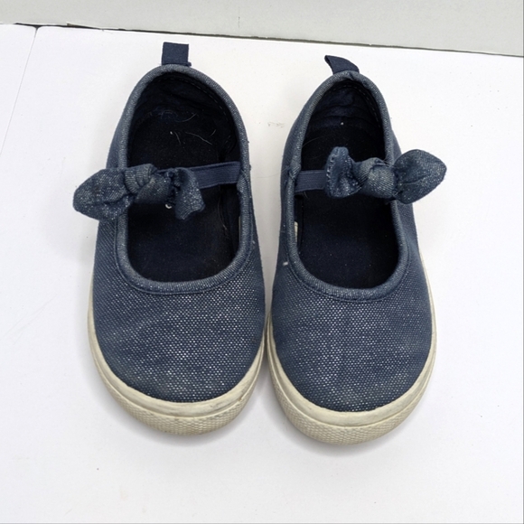Carter's Denim Shimmer Sandal 9T - Picture 1 of 4